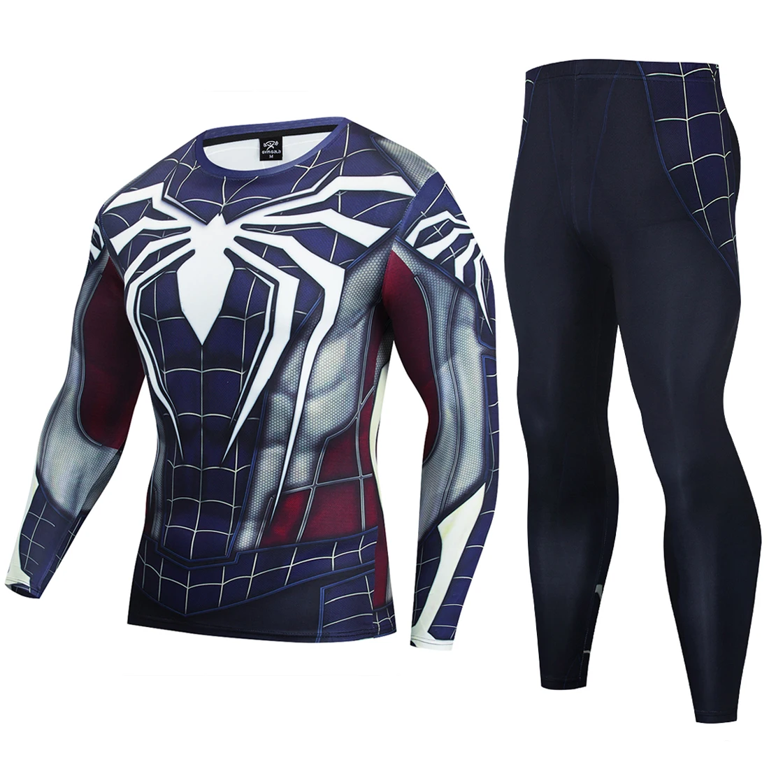 

New Compression Men's Sports Suits Quick Dry Running sets High Quality Clothes Jogger Training Fitness Tracksuits Rashguard