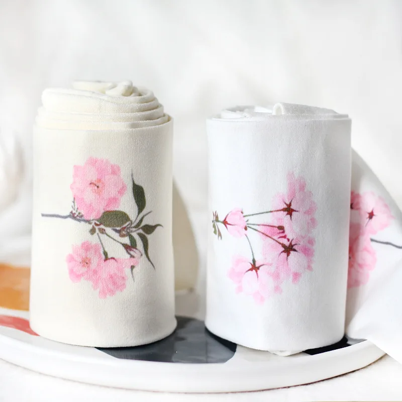 Винтажные колготки для девочек с цветочным принтом 80D сезон осень-зима