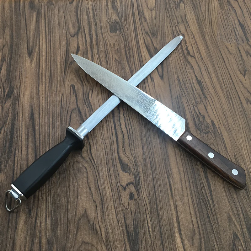 

Knife sharpening stick musat Sharpen 12inch powerful sharpening stick, kitchen tools whetstone household professional sharpener
