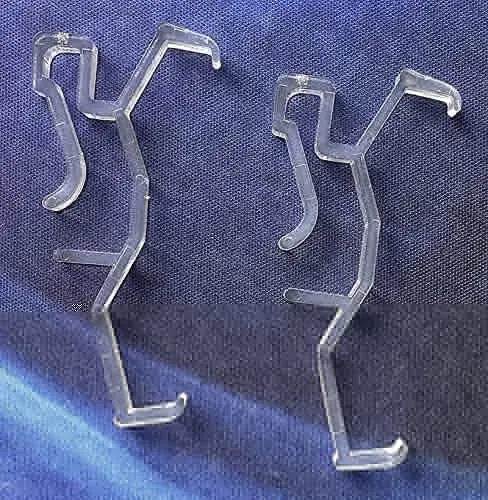 Зажимы для балдахинов 10 шт. 2 5 дюйма скрытый держатель из прозрачного пластика