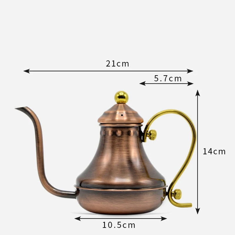 Винтажный ручной капельный кофе гусиная шея носик горшок с длинной ручкой