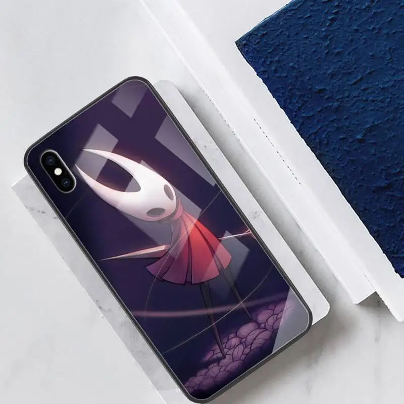 

Hollow Knight Hornet Glass Phone Case Fundas Coque for IPhone 12 11 Pro Max Cases XR XS 7 8 Plus Cover Accessories Carcasa