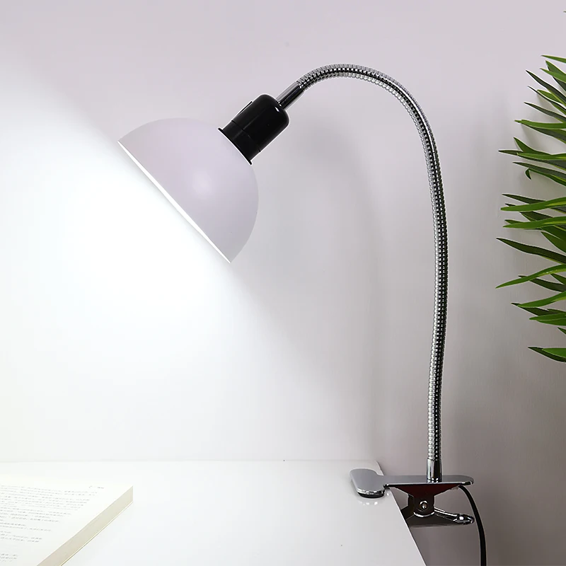

Simple Retro Table Lamp With Clip Creativity Rotation Adjustment E27 Desk Lamp For Handwork Nightstand Study Reading Repair
