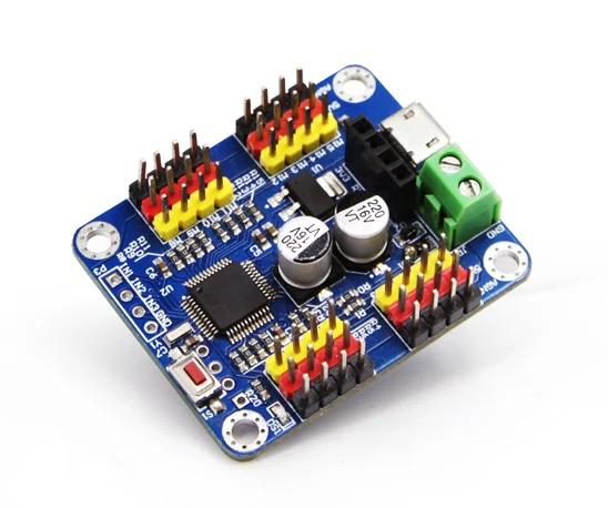 Оригинальный 16 канальный серво Управление макетная плата приводной модуль Bluetooth