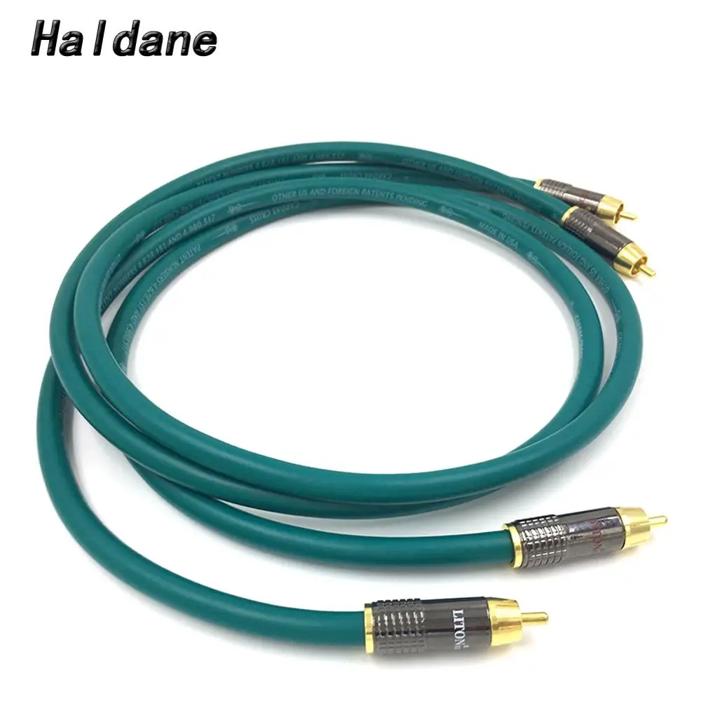 

Haldane Pair HIFI Type-2 Gold Plated RCA Audio Cable HIFI Double RCA Audio Signal Cable Rca High-end Corld for CARDAS CROSS