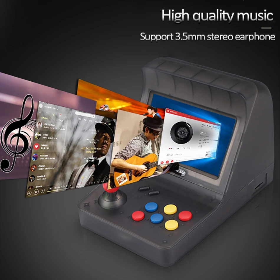 

Pop Pop Portable Retro Mini Handheld Game Console 4.3 Inch 64bit 3000 Games Classical Family Game Console Gift RETRO ARCADE