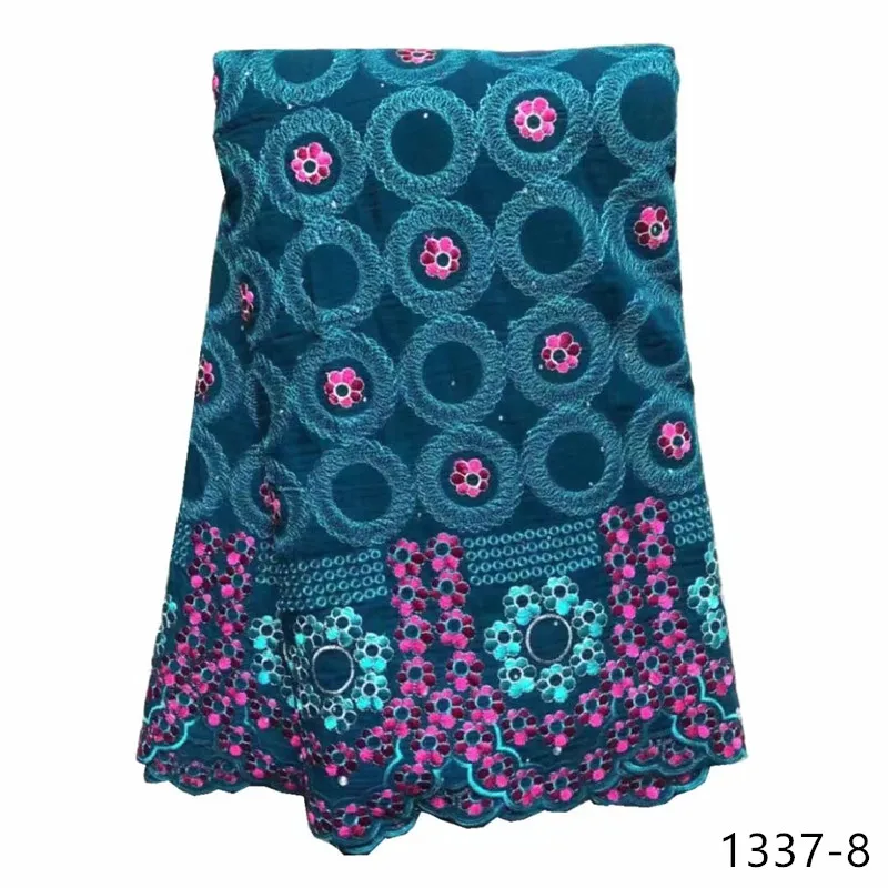 

High Quality Deluxe Voile Lace Fashionable West African Swiss Lace Inspired Fabric Perfect For Occasions Celebrants Wear 1337