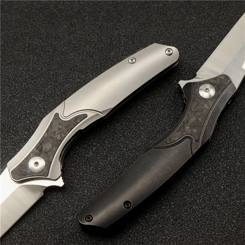 Складной нож M390 из порошковой стали острый охотничий Клинок с рукояткой