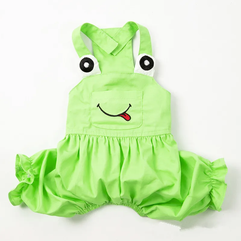 Летний комбинезон для собак одежда маленьких Комбинезоны йоркширского пуделя