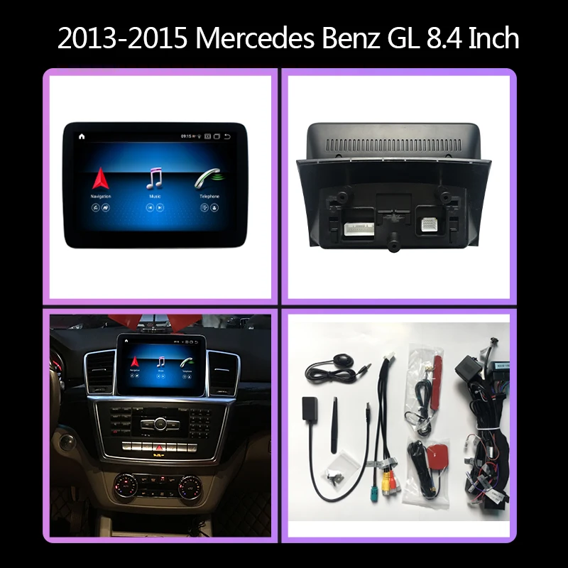 Fnavily Android 11 автомобильное радио для Mercedes Benz ML W166/GL X166 ML320 ML350 ML400 ML500 NTG 4 5 Авторадио