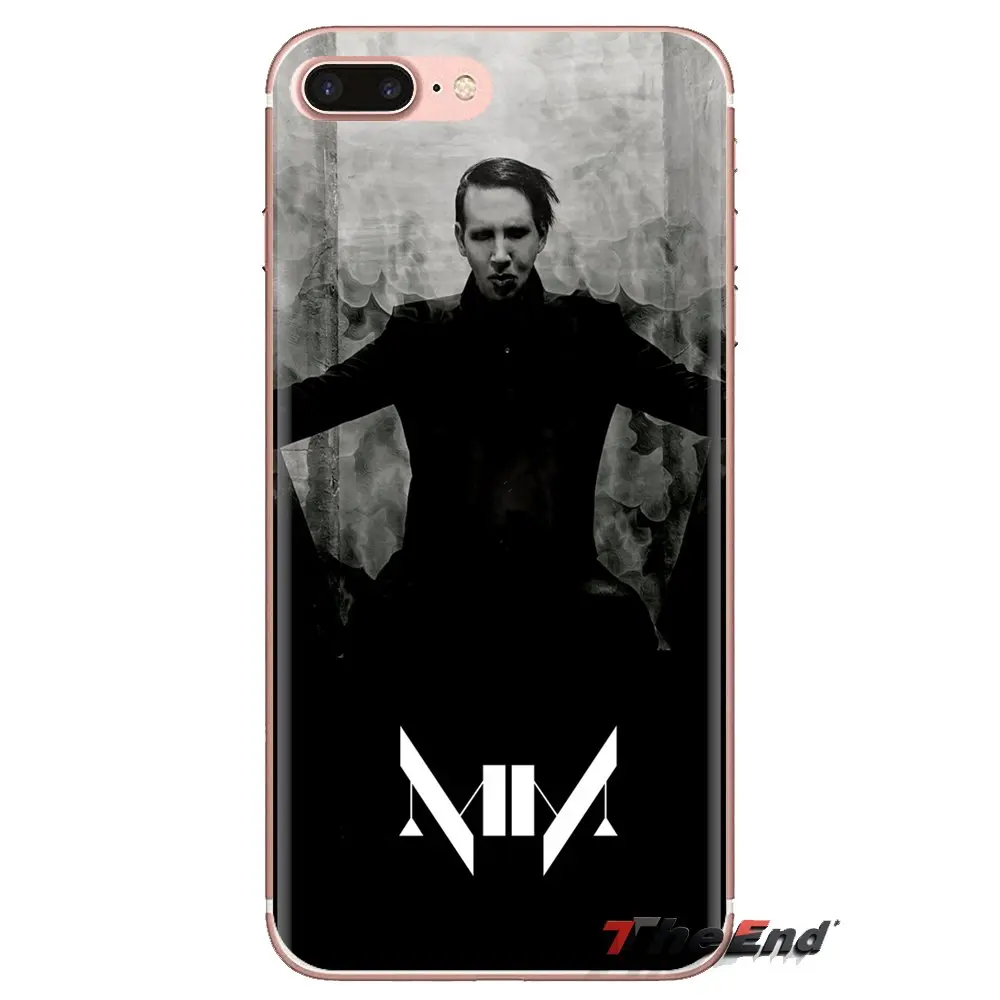 Мягкий прозрачный чехол чёрная manson музыка для Oneplus 3t 5T 6T Nokia детей возрастом 2 3 5 6 8 9