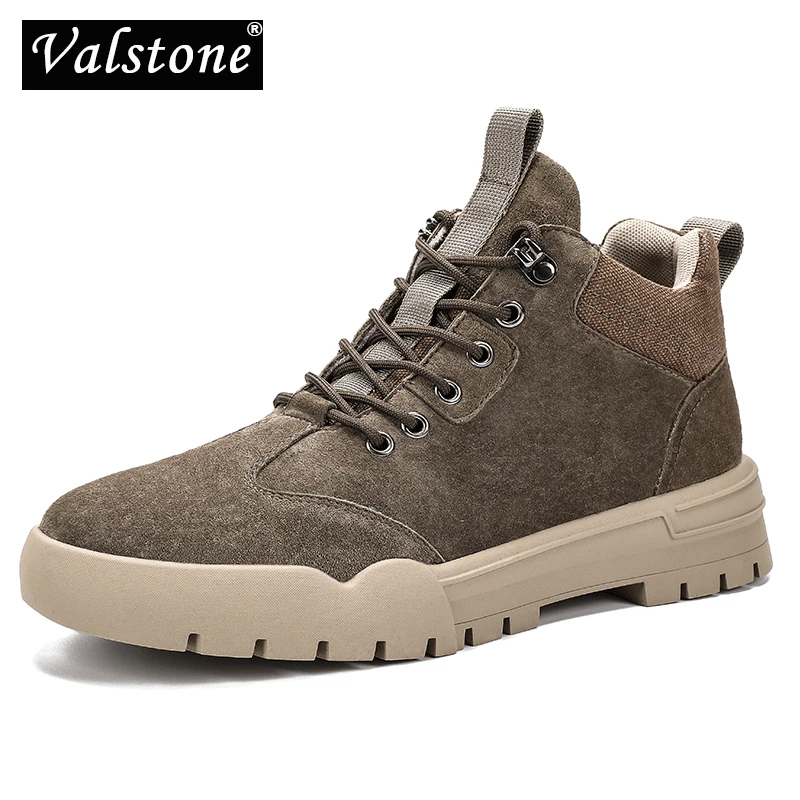 Кроссовки Valstone мужские из свиной шкуры полусапожки повседневная обувь