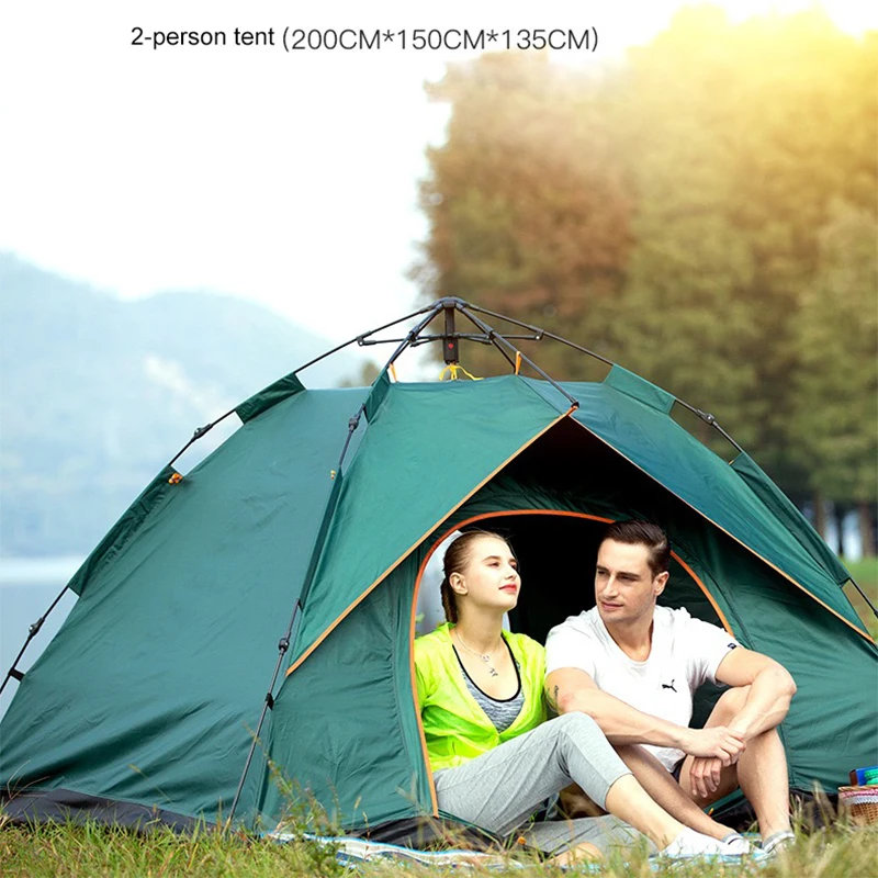 

Instant Pop Up Tent 2 Person Portable Tent Automatic Tent Waterproof Windproof for Camping Hiking Mountaineering