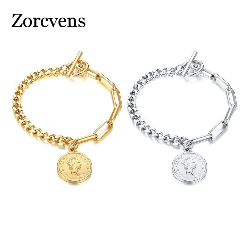 Женский браслет цепочка золотистого и серебристого цвета|Цепочки браслеты| |