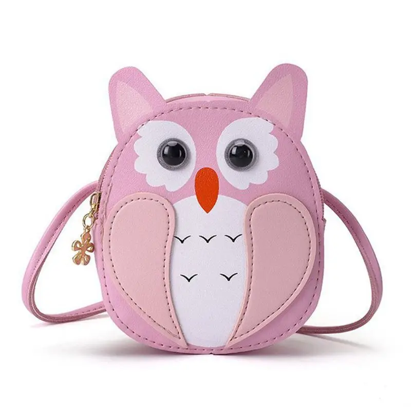 

Girl Owl Crossbody PU Leather Cartoon Shoulder Bag Tote Coin Purse Satchel