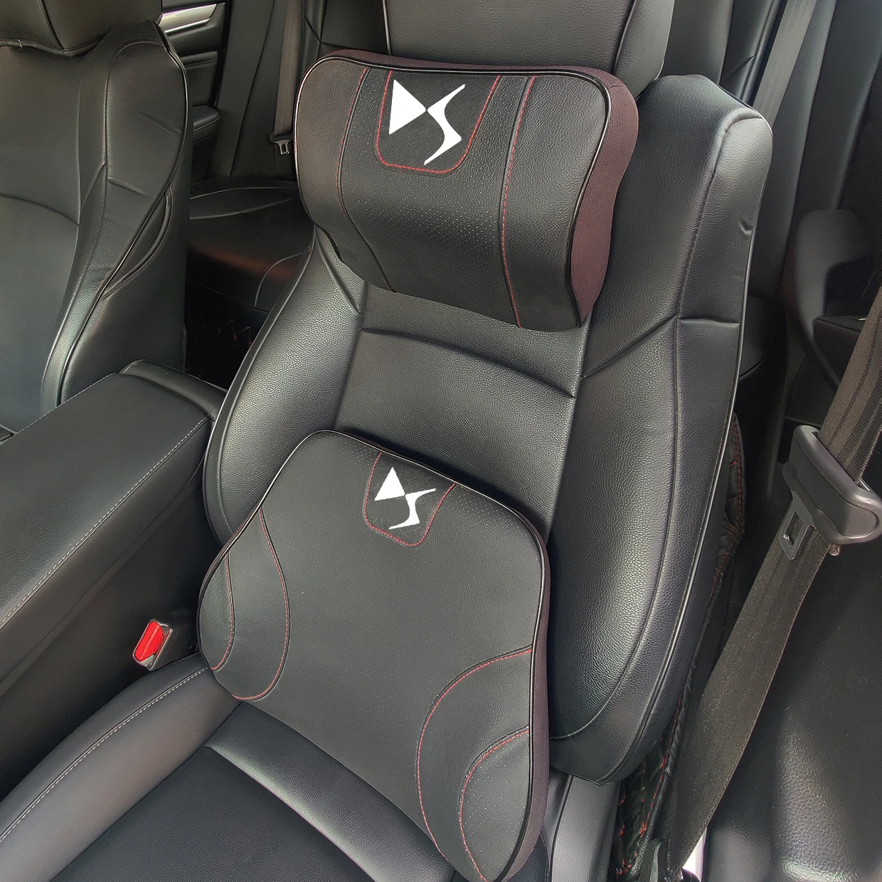 

Genuine leather Soft Memory Car Seat Headrest Neck Pillow Comfortable Cushion FOR Citroen DS DS7 DS6 DS5LS DS5 DS4S DS3 DS9 DS4