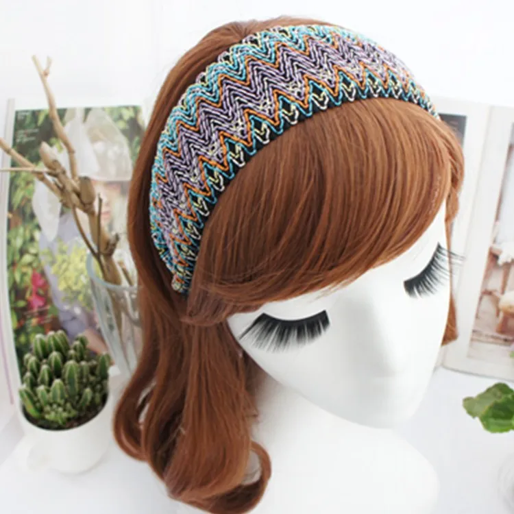 Женские цветочные обручи ручной работы корейские аксессуары для волос с