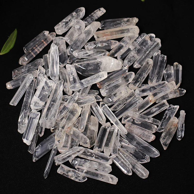 

Natural Quartz Crystal Healing Crystal Quartz Natural Transparent Column Decorative Tip DIY Process Of Any Size