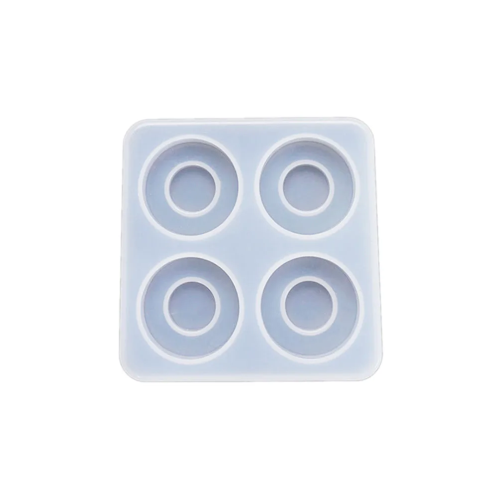 Новая силиконовая кристальная эпоксидная смола форма круглый ящик ручка литье