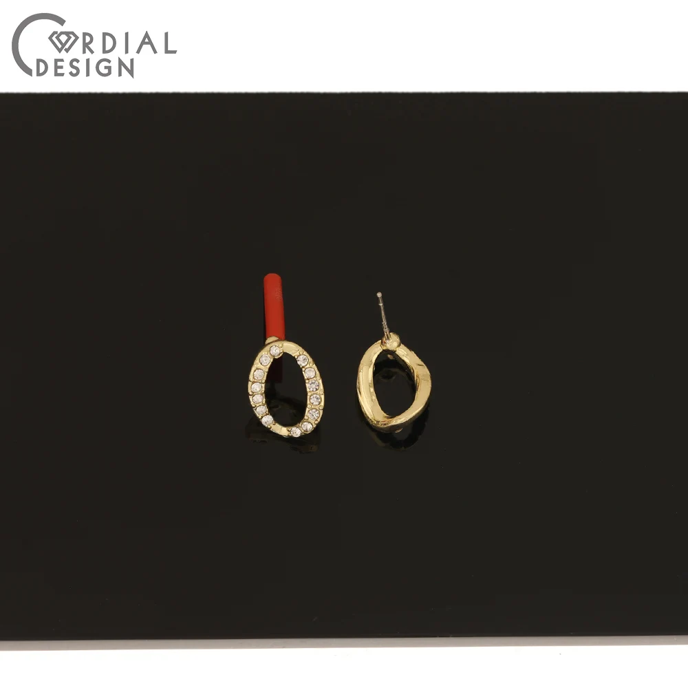 

Cordial Design 100Pcs 10*13MM Jewelry Accessories/Rhinestone Earrings Stud/DIY Making/Hand Made/Jewelry Findings & Components