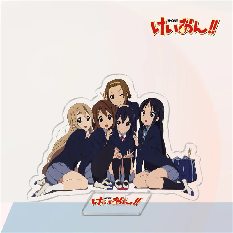 Японское аниме K-ON! Акриловая модель на подставке Plate Hirasawa Yui Akiyama Mio Tainaka Ritsu Kotobuki