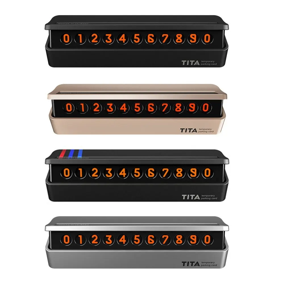 Универсальная автомобильная карточка для временной парковки табличка с номером
