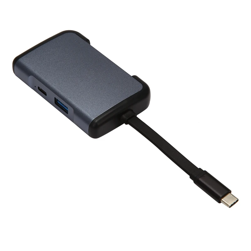 USB C HUB Type Docking Station 5 in 1 RJ45+PD+USB3.0X3 with Charger for Switch Gamepad | Компьютеры и офис