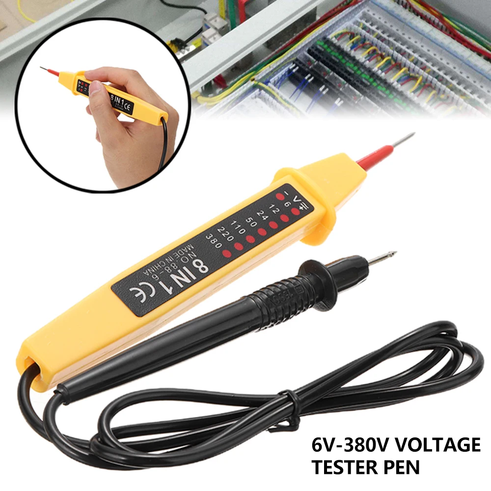 

Digital AC/DC Voltage Detectors Smart Non-Contact Tester Pen Meter 6-380V Current Electric Sensor Test Pencil