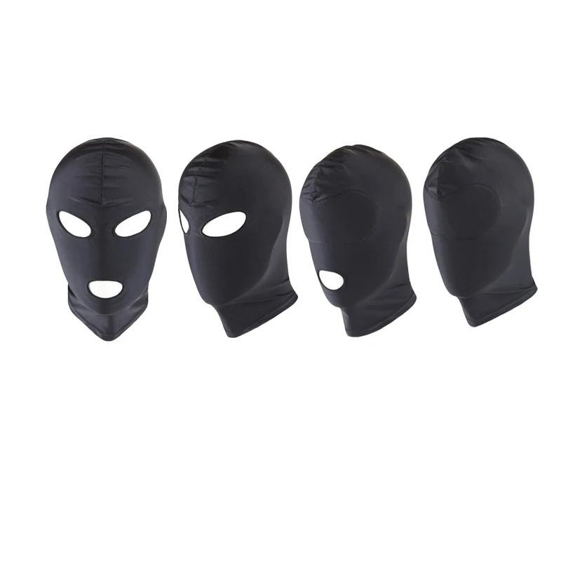 Секс маска для игр взрослых Фетиш раб головной убор БДСМ Связывание ограничители