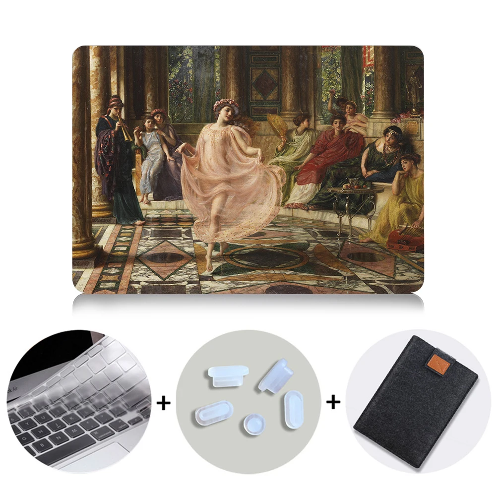 Чехол MTT для ноутбука Macbook Air Pro 11, 12, 13, 15 retina с сенсорной панелью, чехол с масляным рисунком для Mac book Pro, 16 дюймов, чехол - Цвет: MB06