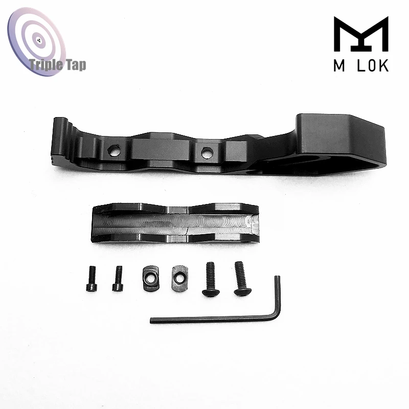 

Tactical Equipment Airsoft M-LOK Hand-Stop Kit Low-Profile Handle grip Keymod Handguard Grip for MLOK / Keymod Rail Softair