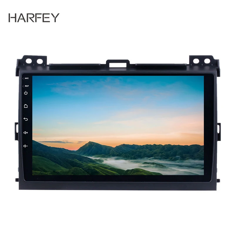 Автомагнитола Harfey 2din 10 1 дюйма Android 8 GPS для Toyota Prado 2004-2009 GPS-навигация Bluetooth