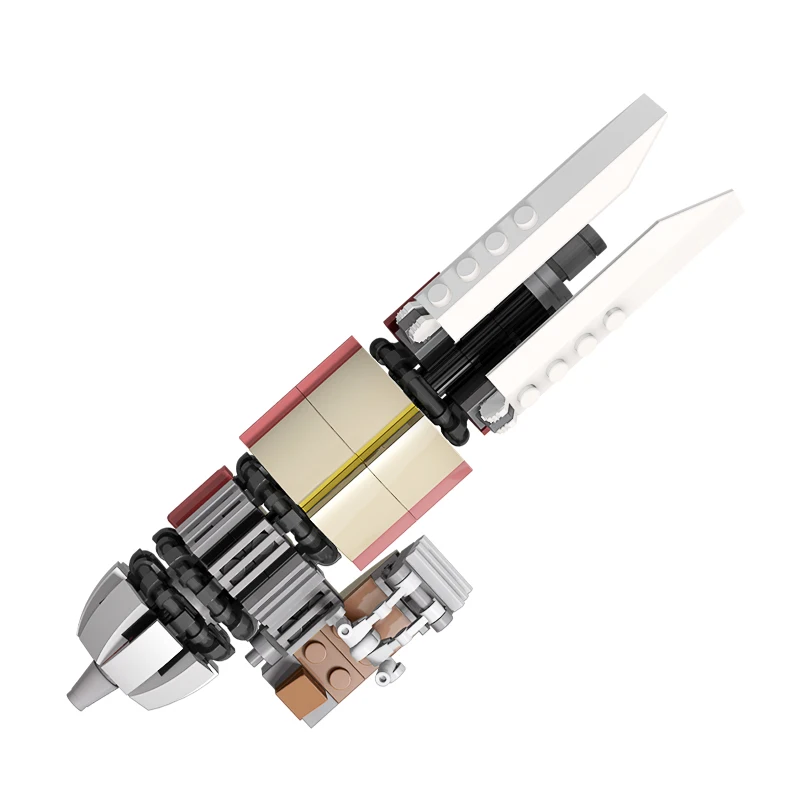 

MOC-55797 Space War Movie Figures High-Tech Bike Speeder Bike Suspension Car Motorcycle Building Blocks Toys Gift