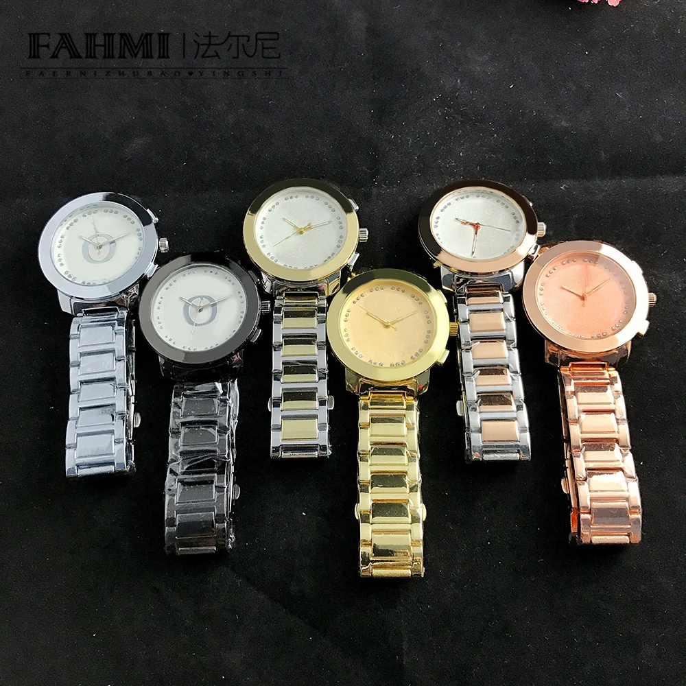 

2020 Alloy Fashion Business Exquisite Men and Women Couple Quartz Watch Rose Gold High Quality Original Jewelry Fashion Gift
