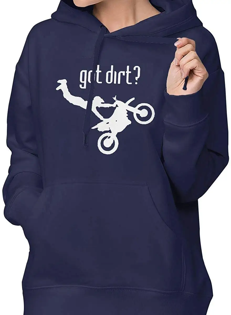 TSDFC Got Dirt Bike Motocross Racing Женская толстовка с капюшоном длинным рукавом блузка