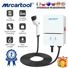 MR CARTOOL S310 Home Electric Car Charger Station Wallbox 32A 7KW Level 2 EV Charging Pile Wall Mount For All Electric Vehicles