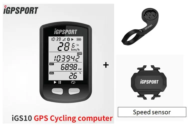 I gps порт iGS10 Велокомпьютер gps с поддержкой велокомпьютера навигация Спидометр IPX6 - Цвет: E