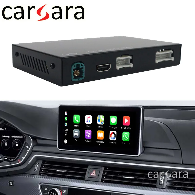 Беспроводной Carplay для Au di A4 B8 B9 8k MMI 3g 2010 ~ 2020 интерфейс задняя фронтальная камера