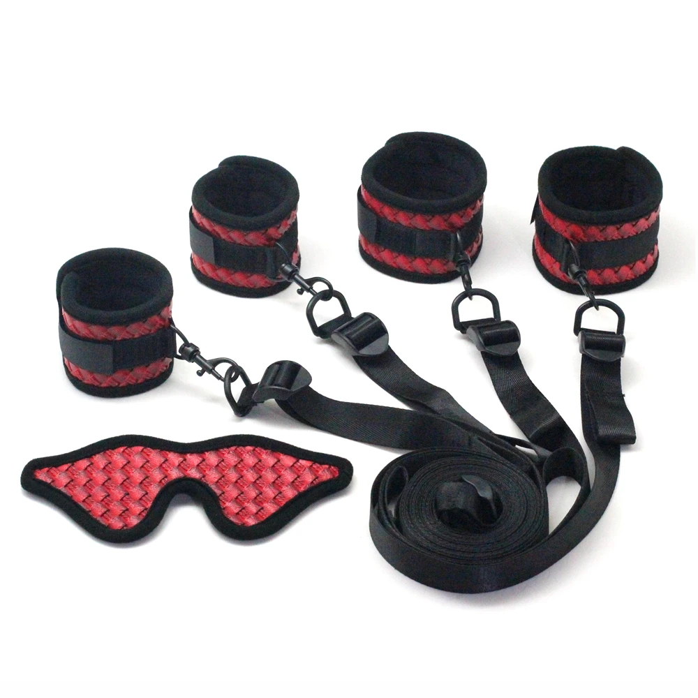 Adult Sex Toys Handcuffs & Ankle Cuffs and Eye Mask Erotic Bondage Under Bed Games Accessories Products for Couples |