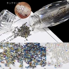 ELECOOL мини-икра бусины крошечные Русалка Стразы Стекло микро-капсуле для DIY Красочные 3D блеск, короткая стрижка, накладные ногти Декор