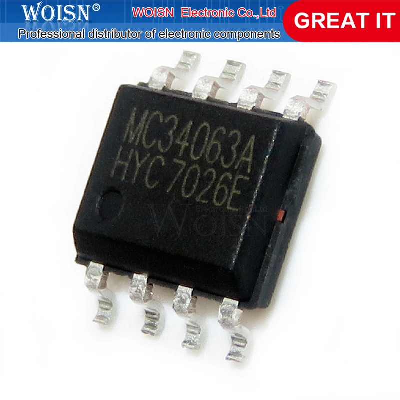 5 шт./лот MC34063A MC34063 34063 SOP-8 в наличии | Электронные компоненты и принадлежности