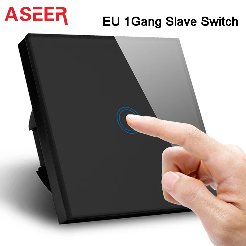 ASEER, EU/UK/US 1/2/3/4Gang RF433Mhz Slave переключатель, двухстороннее Управление переключатель нужно поработать с главный выключатель, не покупайте его самостоятельно