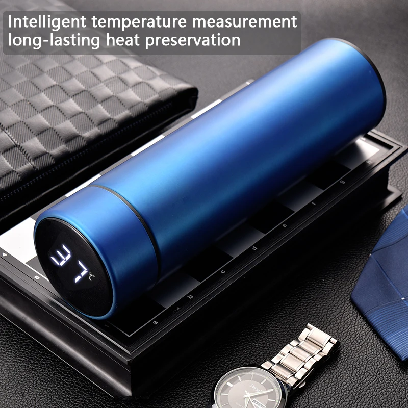 

Smart Insulation Cup Male and Female Student Portable Water Cup Creative Personalized Trend Led Digital Temperature Tea Cups