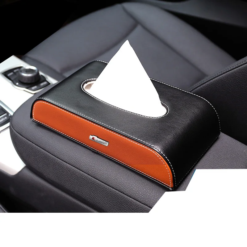 

Lsrtw2017 Fiber Leather Car Interior Tissue Box for Audi A3 A4 A6 Q3 Q5