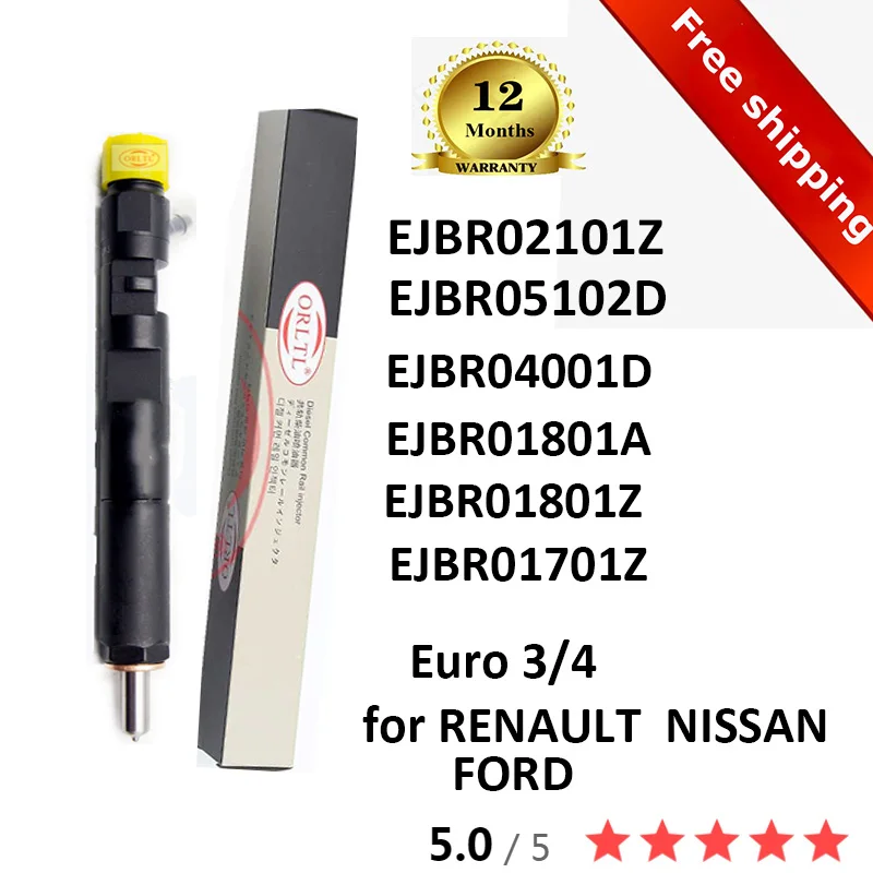 

Сопло EJBR05102D, EJBR04001D, EJBR01801A, EJBR01801Z, EJBR02101Z, EJBR01701Z, подлинный инжектор для RENAULT, FORD, NISSAN, Euro 3/4