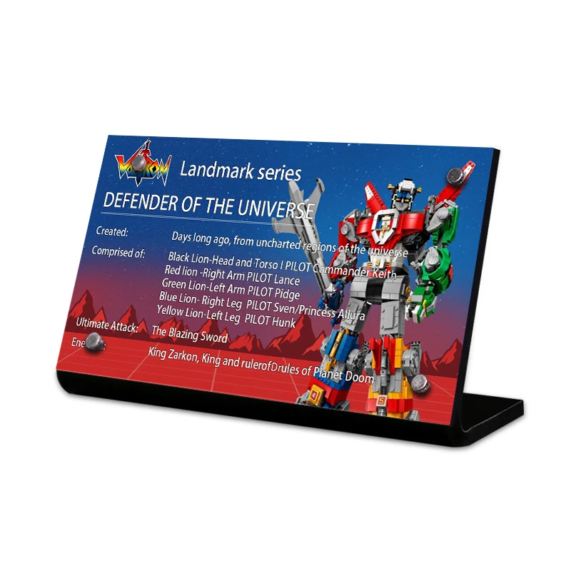 

Acrylic display stand brand for 21311