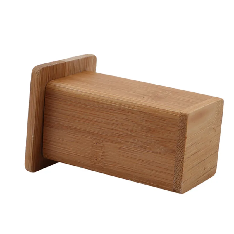 

Bamboo Toothpick Box With Lid Square Tank Toothpick Holders Containers Portable Storage Case Organizer Home Kitchen Tools