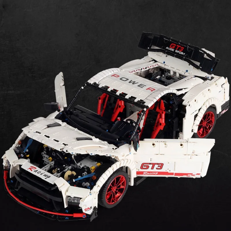 Строительные блоки для автомобиля серии MOC 25326 Nissan GT R Скорость гонки набор сделай
