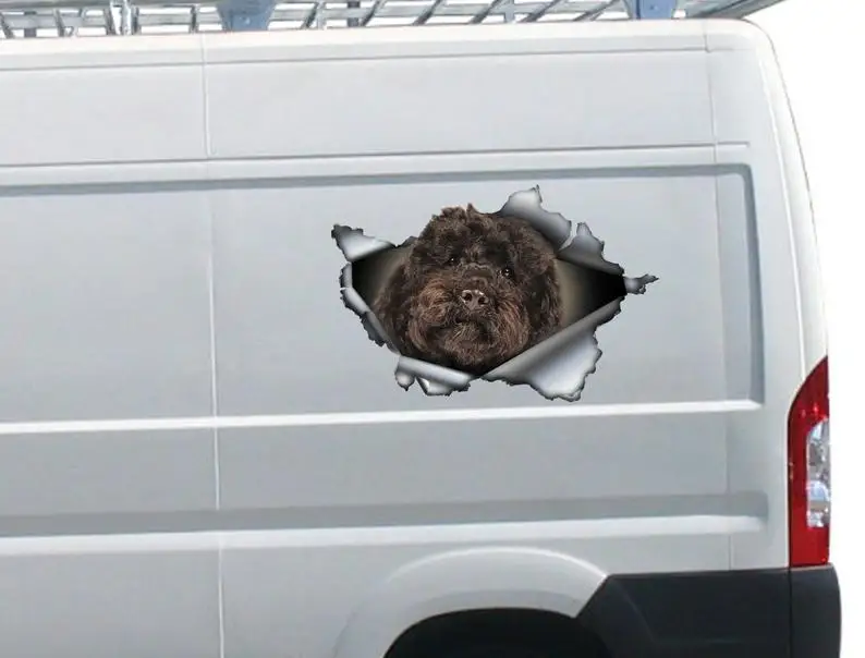 

2021 Black Labradoodle car decal, Black Labradoodle magnet, Labradoodle sticker