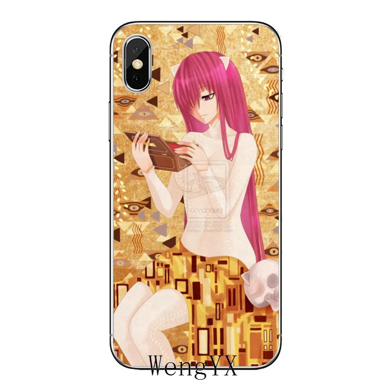 anime girl Elfen Lied For iPhone 11 pro XR X XS Max 8 7 6s plus SE 5s 5c iPod Touch 5 6 cover case | Мобильные телефоны и